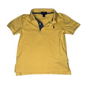 Polo Ralph Lauren Boys Yellow Polo Shirt - Size 5